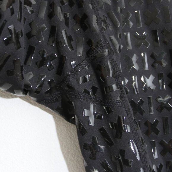 NWT Creatures of XIX Gecko Grip Leggings Black High Rise Stirrups Size Medium - Picture 6 of 11